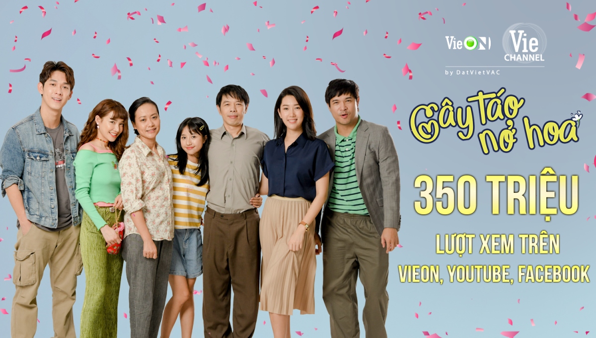 Đạt hơn 350 triệu view, "Cây táo nở hoa" là Phim truyền hình Việt được yêu thích nhất 2021