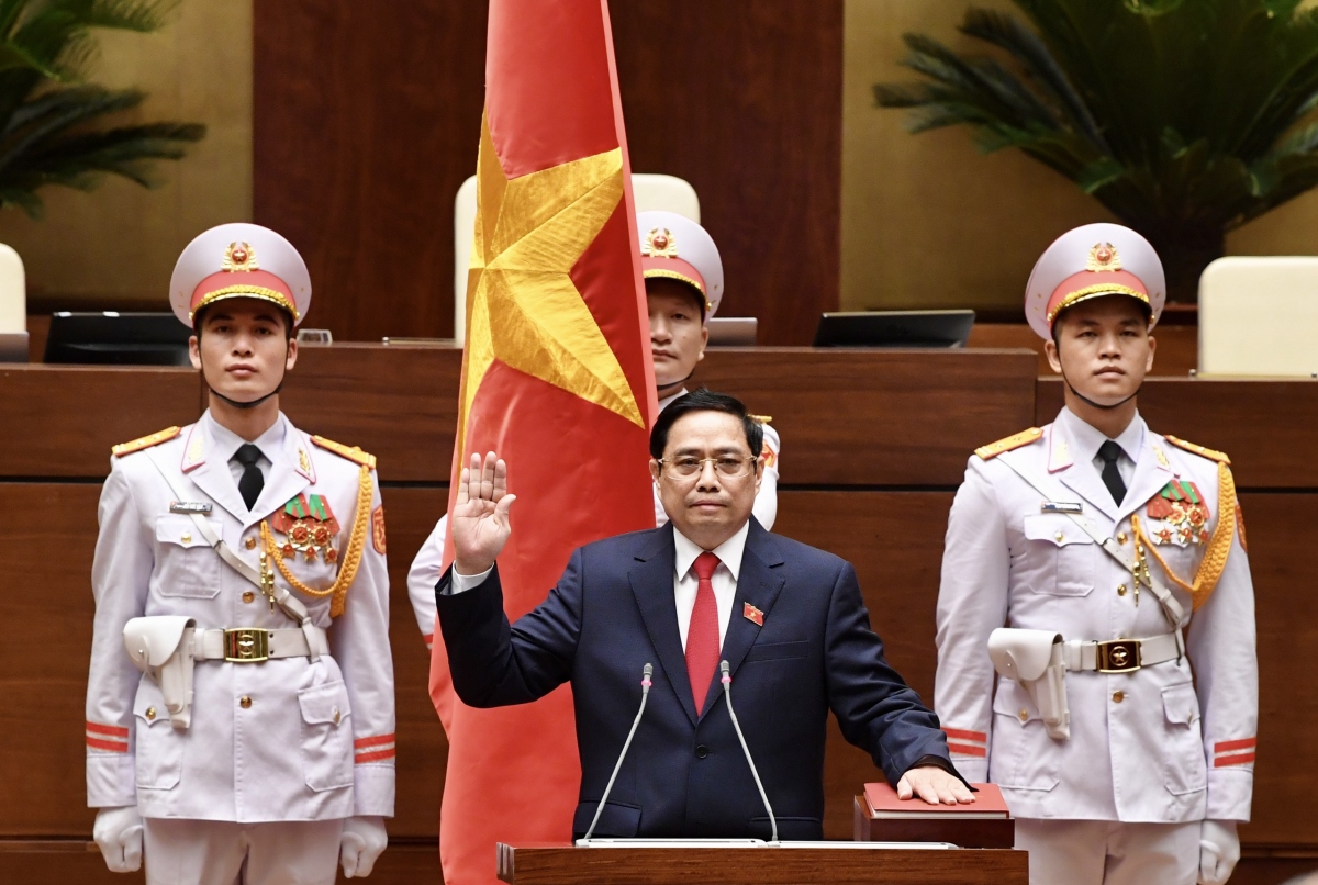 Thủ tướng Phạm Minh Chính tuyên thệ nhậm chức trước Quốc hội