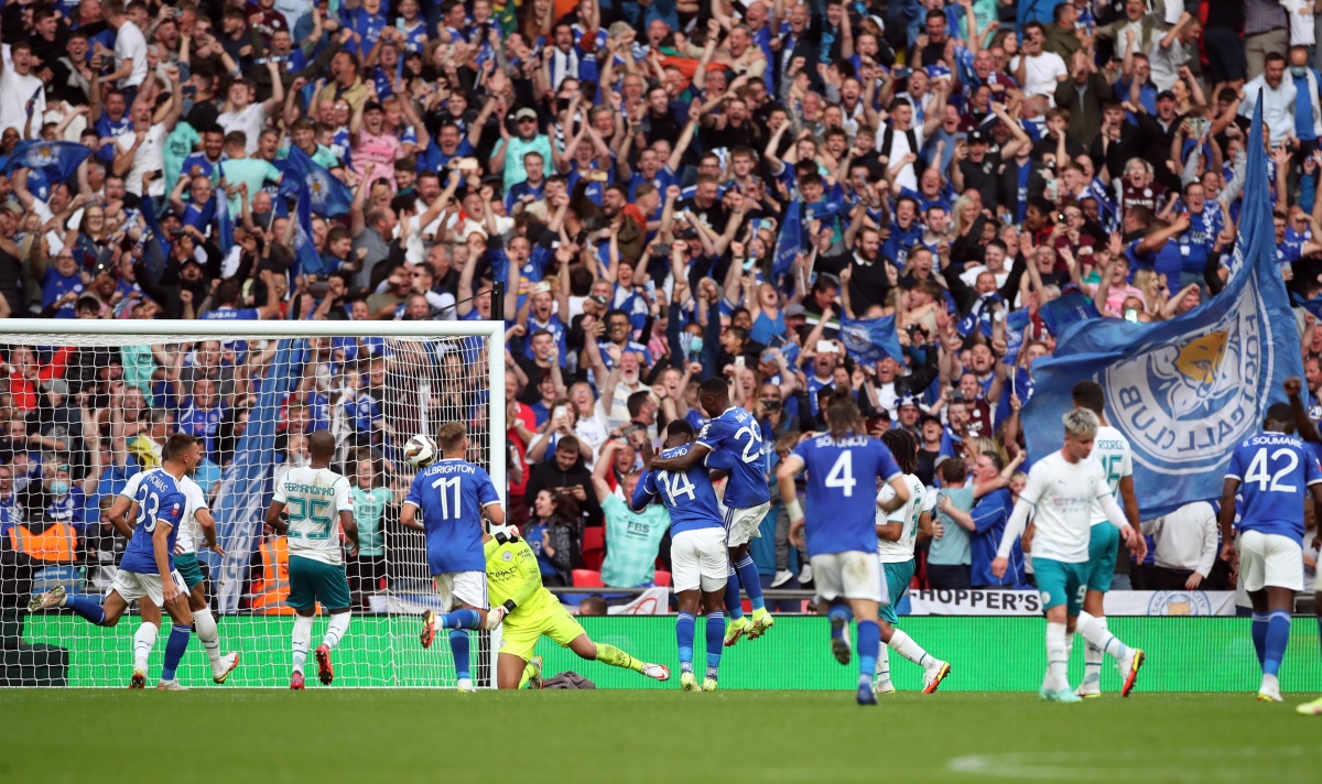 Ghi bàn kịch tính phút 89, Leicester City đả bại Man City để giành Siêu cúp Anh