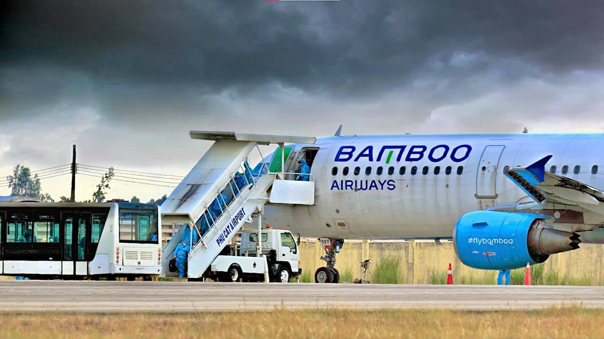 Bamboo Airways phối hợp thực hiện chuyến bay thứ 7 đưa công dân Bình Định về quê