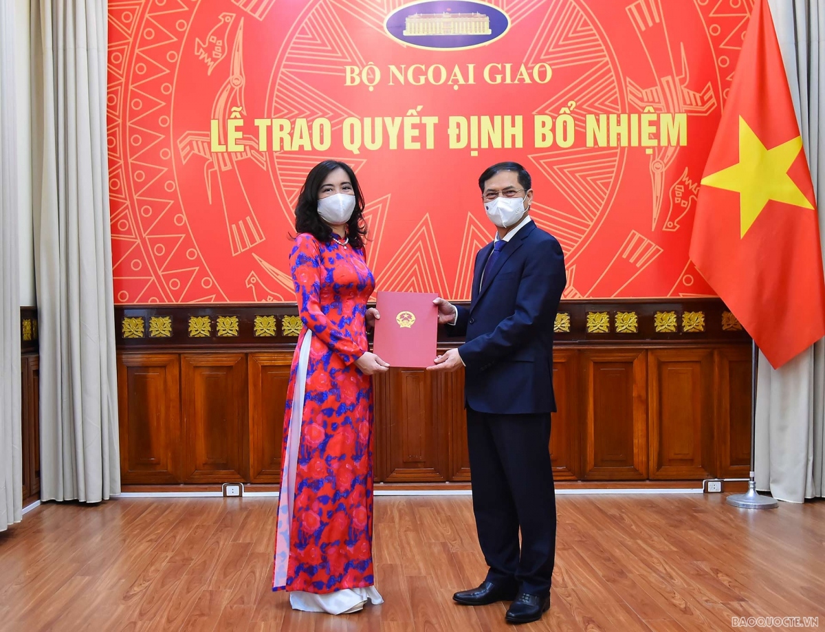 Người phát ngôn Lê Thị Thu Hằng được bổ nhiệm làm Trợ lý Bộ trưởng Bộ Ngoại giao