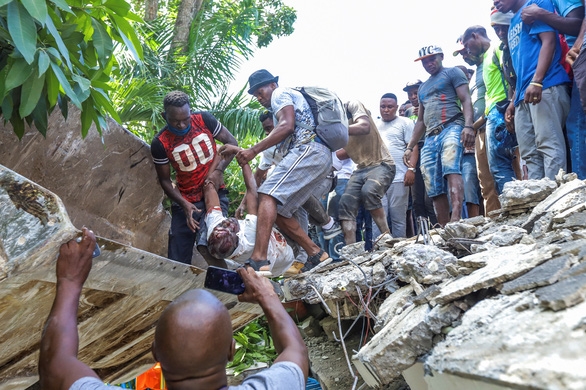 Động đất ở Haiti: Số người chết tăng lên hơn 1.200