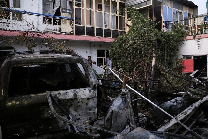 Mỹ không kích ở Kabul khiến 9 người trong một gia đình thiệt mạng