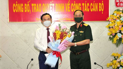 Tư lệnh Bộ Tư lệnh TP.HCM Nguyễn Văn Nam được thăng quân hàm Trung tướng