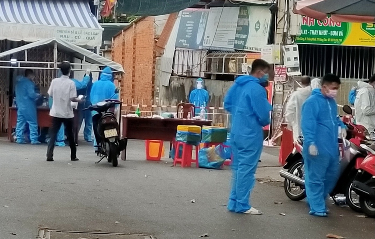 Phát hiện ổ dịch mới chưa rõ nguồn lây ở thành phố Vũng Tàu