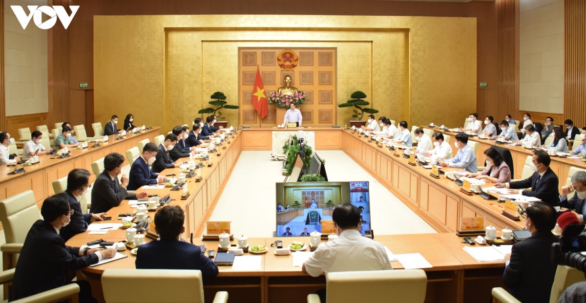 Thủ tướng làm việc với đại sứ và các doanh nghiệp Hàn Quốc tại Việt Nam