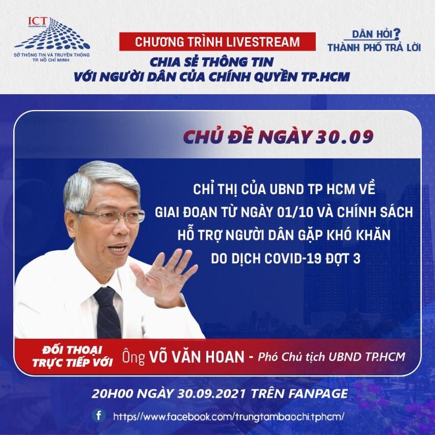 Phó Chủ tịch UBND TP.HCM giải đáp các thắc mắc về Chị thị mở cửa sau ngày 30/9 