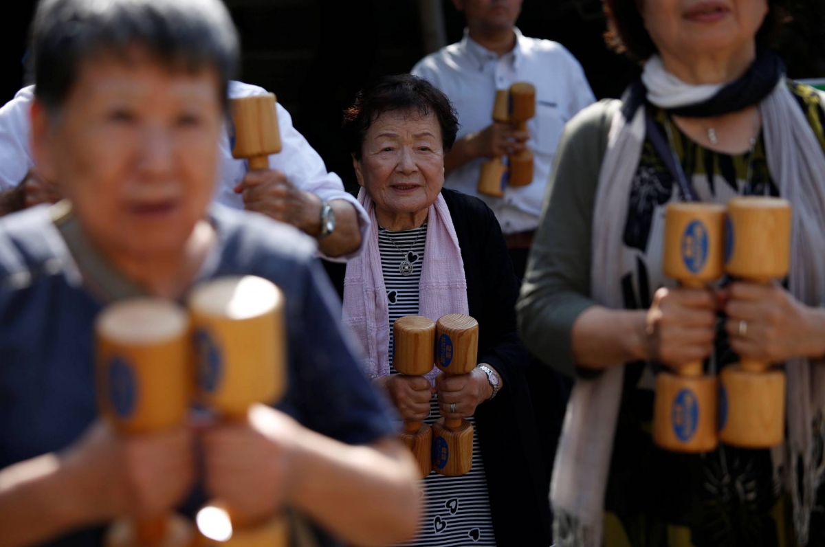 Số người trên 100 tuổi ở Nhật Bản cao kỷ lục