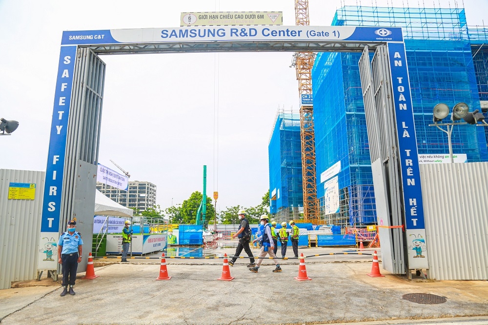 Trung tâm R&D mới của Samsung hoàn thành 50% tiến độ xây dựng