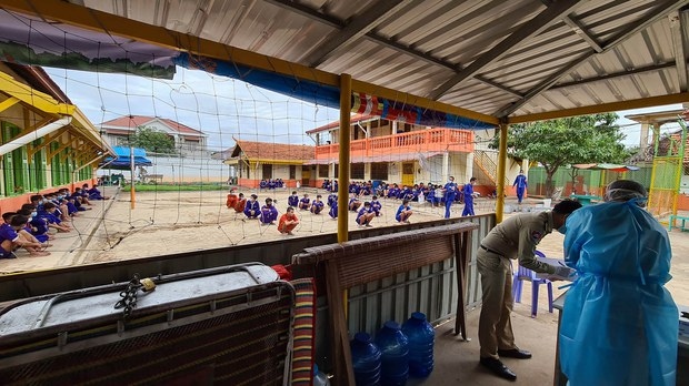 Một trại giam tại Campuchia bùng phát dịch Covid-19