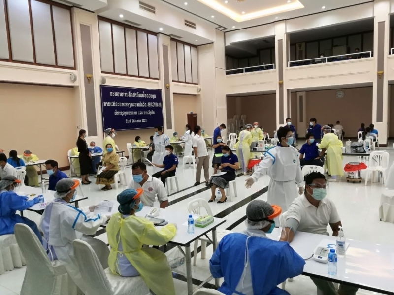 Hơn 40% dân số Lào được tiếp cận vaccine ngừa Covid-19