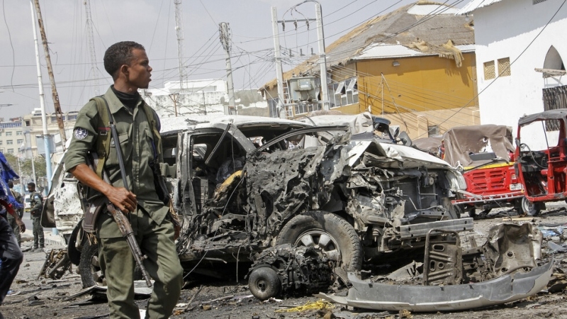 Tấn công khủng bố khách sạn Somalia: Ít nhất 60 người thương vong