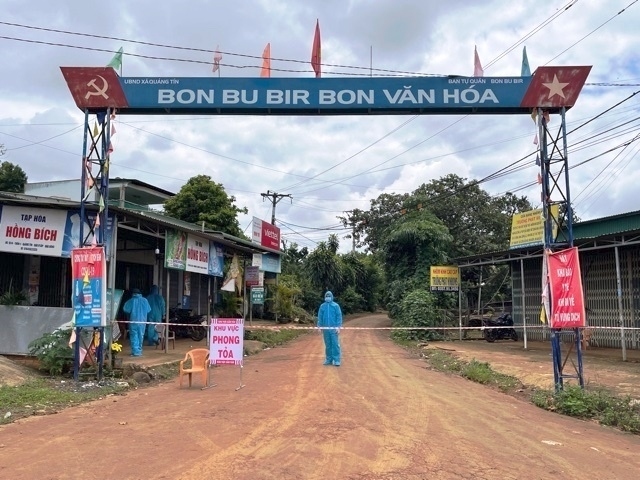 Huyện Đắk R’Lấp, tỉnh Đắk Nông gỡ bỏ phong toả