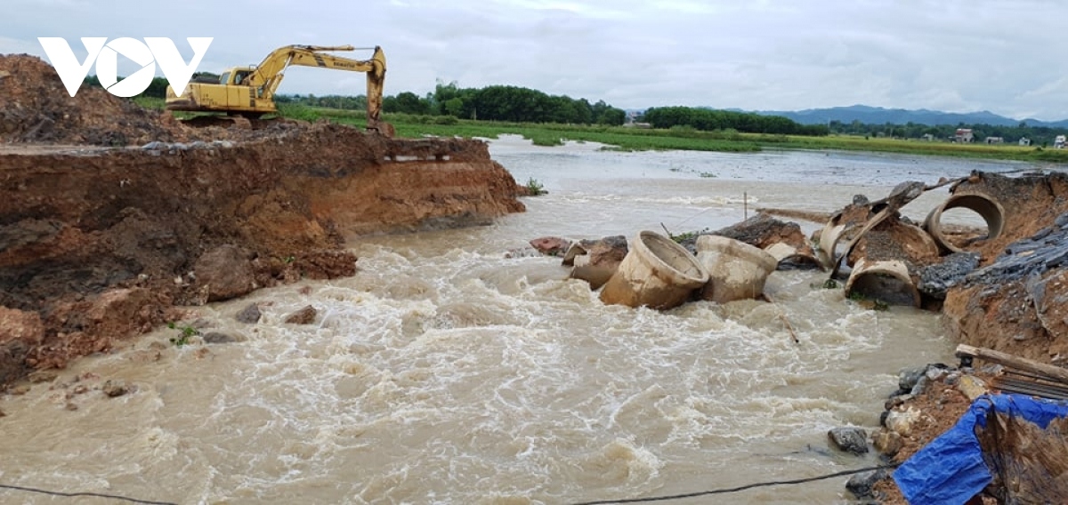 Thanh Hóa chỉ đạo khắc phục vụ vỡ đê do thi công dự án trăm tỷ