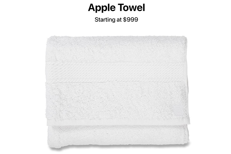 Apple có thể ra mắt khăn tắm biển Apple Towel Max giá 999 USD