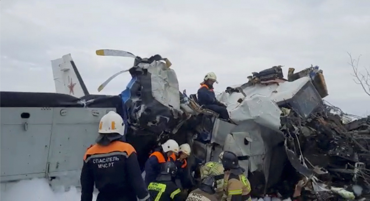 Nhận định ban đầu về nguyên nhân vụ rơi máy bay tại Nga khiến 16 người chết