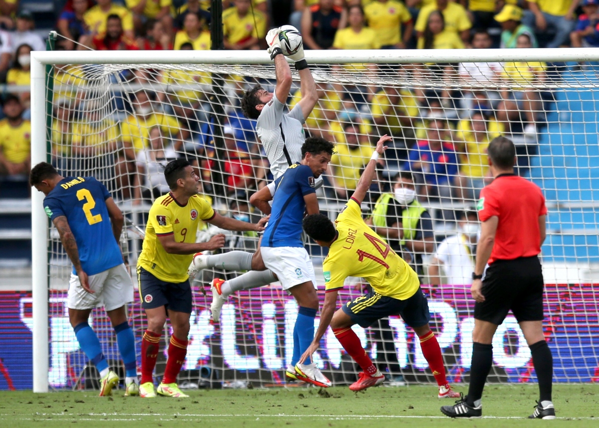 Kết quả vòng loại World Cup 2022: Brazil bị Colombia "cưa điểm" trong trận cầu tẻ nhạt