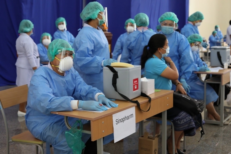 Hơn 43% dân số Lào đã được tiêm vaccine ngừa Covid-19 mũi 1