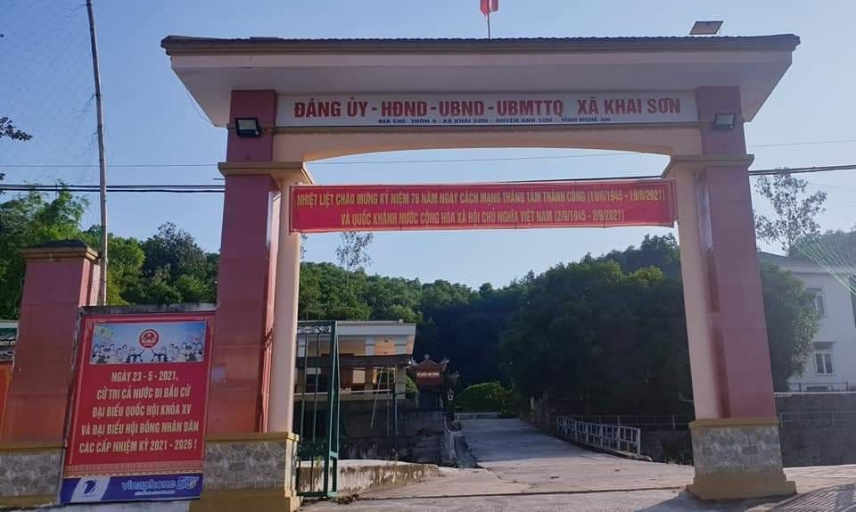 Khởi tố Chủ tịch xã và cán bộ địa chính nông nghiệp xã Khai Sơn, Nghệ An