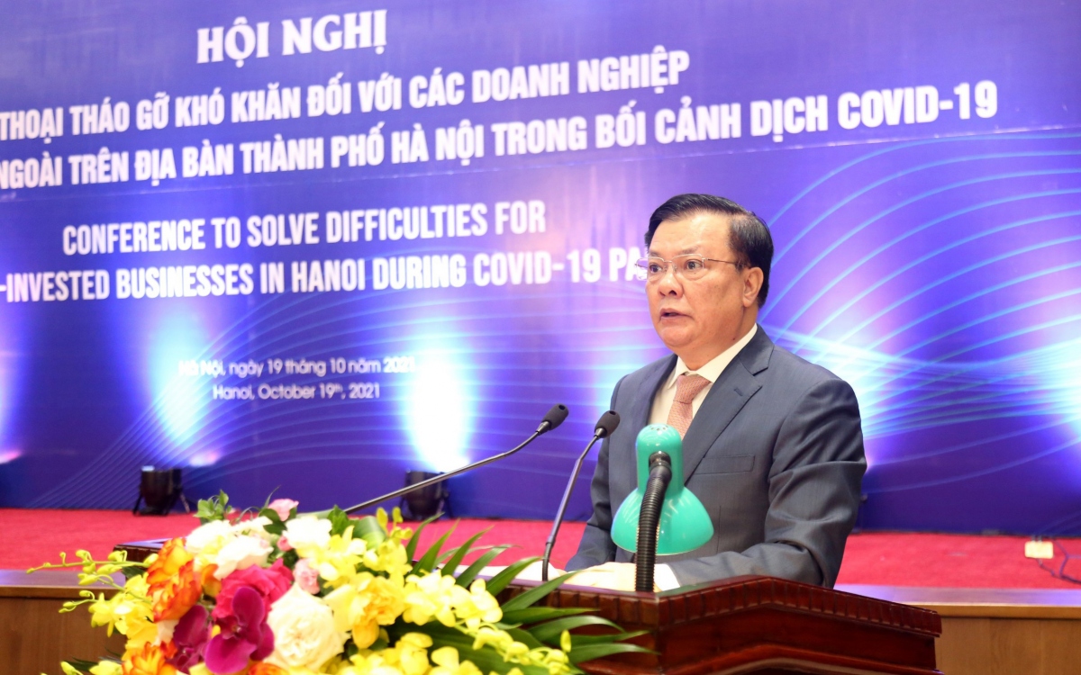Bí thư Hà Nội hứa giải quyết thấu đáo ngay tại hội nghị đề xuất của doanh nghiệp
