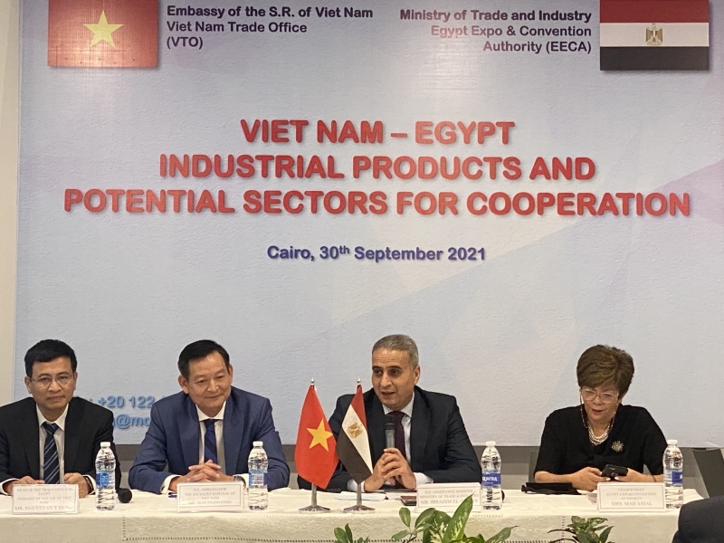 Thúc đẩy trao đổi thương mại Việt Nam - Ai Cập hậu Covid-19
