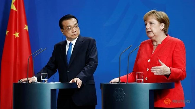 Thủ tướng Trung Quốc và Thủ tướng Đức gặp mặt trực tuyến
