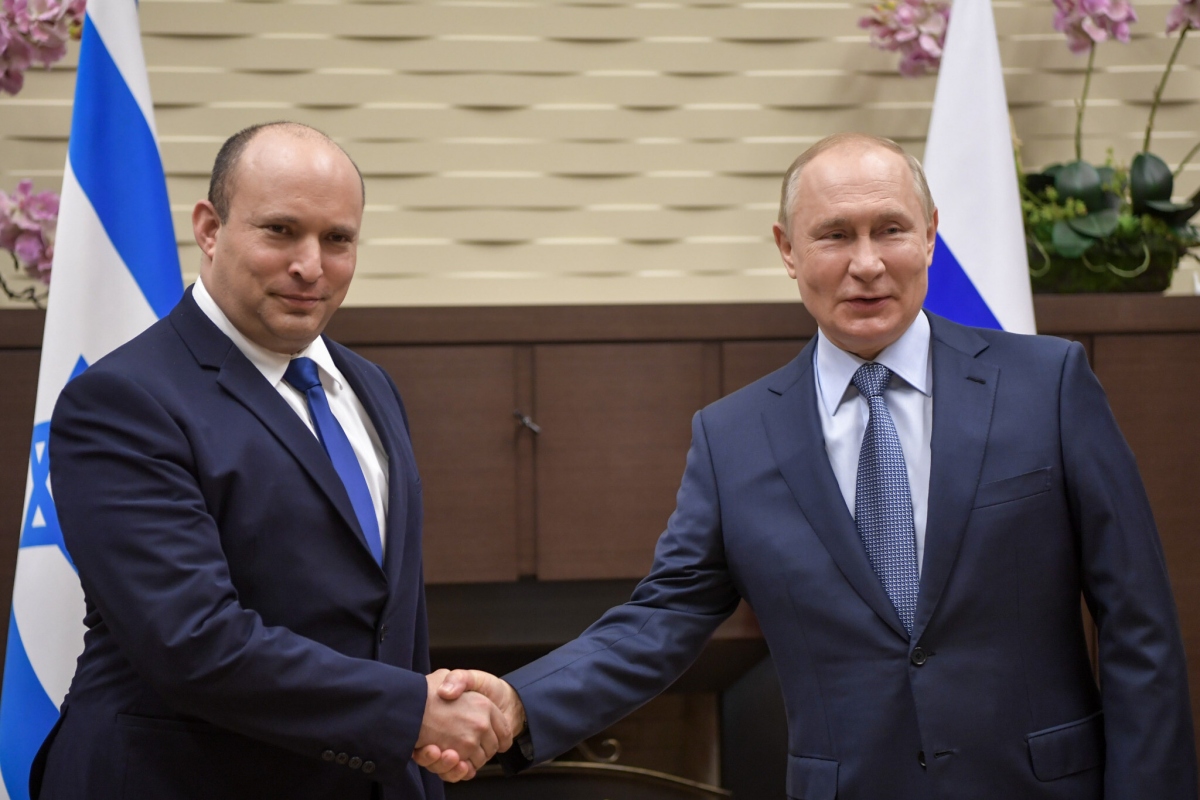 Cuộc gặp 5 giờ đồng hồ giữa Tổng thống Nga và Thủ tướng Israel