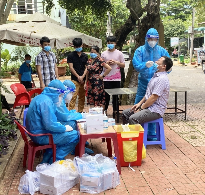 Đắk Lắk ghi nhận thêm 131 trường hợp nhiễm SARS-CoV-2