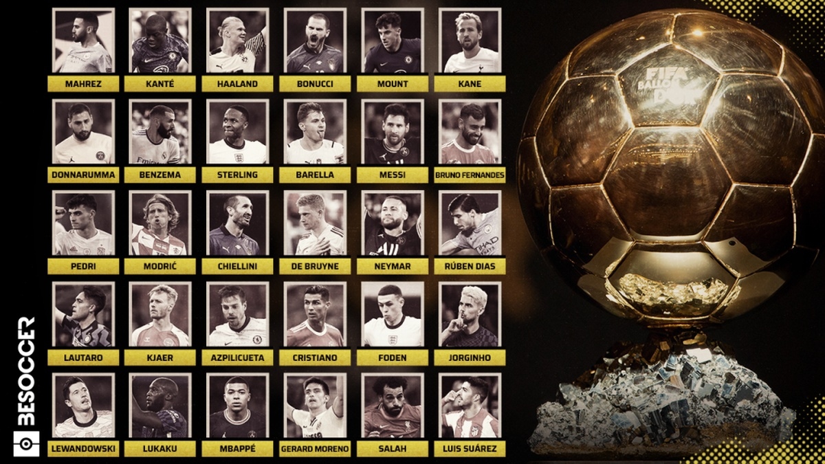 Danh sách 30 ứng viên Quả bóng vàng 2021: Ronaldo, Messi đấu Jorginho