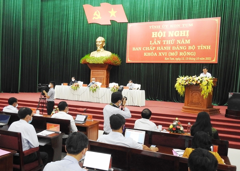 Hội nghị lần thứ 5 Ban Chấp hành Đảng bộ tỉnh Kon Tum khoá XVI