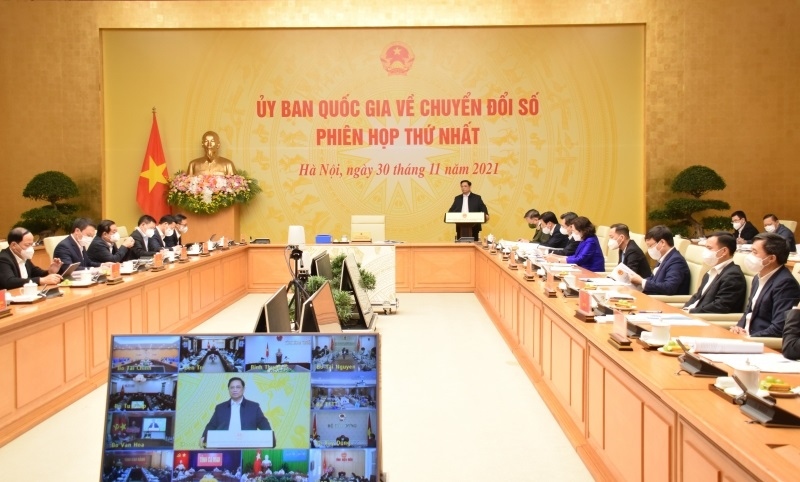 Thủ tướng chủ trì Phiên họp thứ nhất Ủy ban Quốc gia về chuyển đổi số