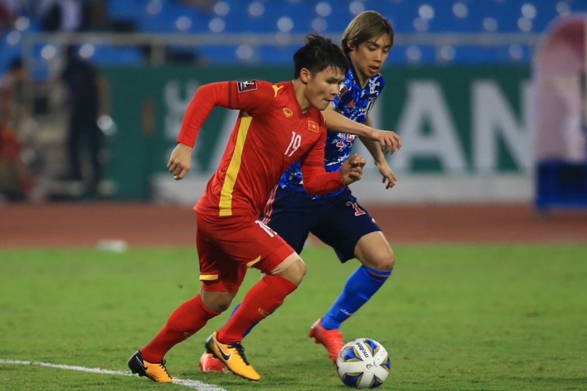 Quang Hải: "ĐT Việt Nam đã chơi tốt trước ĐT Nhật Bản"