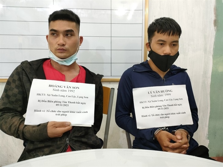 Lạng Sơn bắt giữ 2 đối tượng đưa người xuất cảnh trái phép