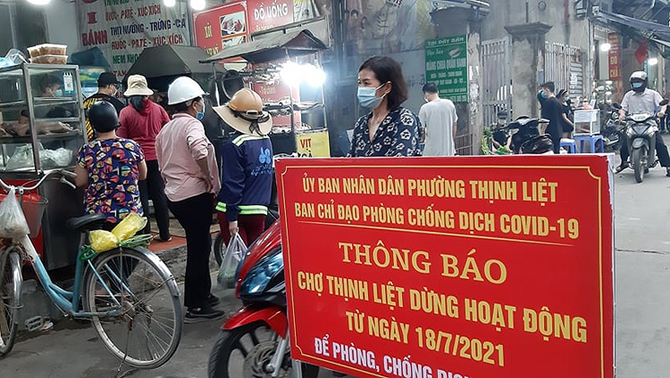 Hà Nội tạm dừng tiếp công dân tại Công an phường Thịnh Liệt để phòng chống dịch