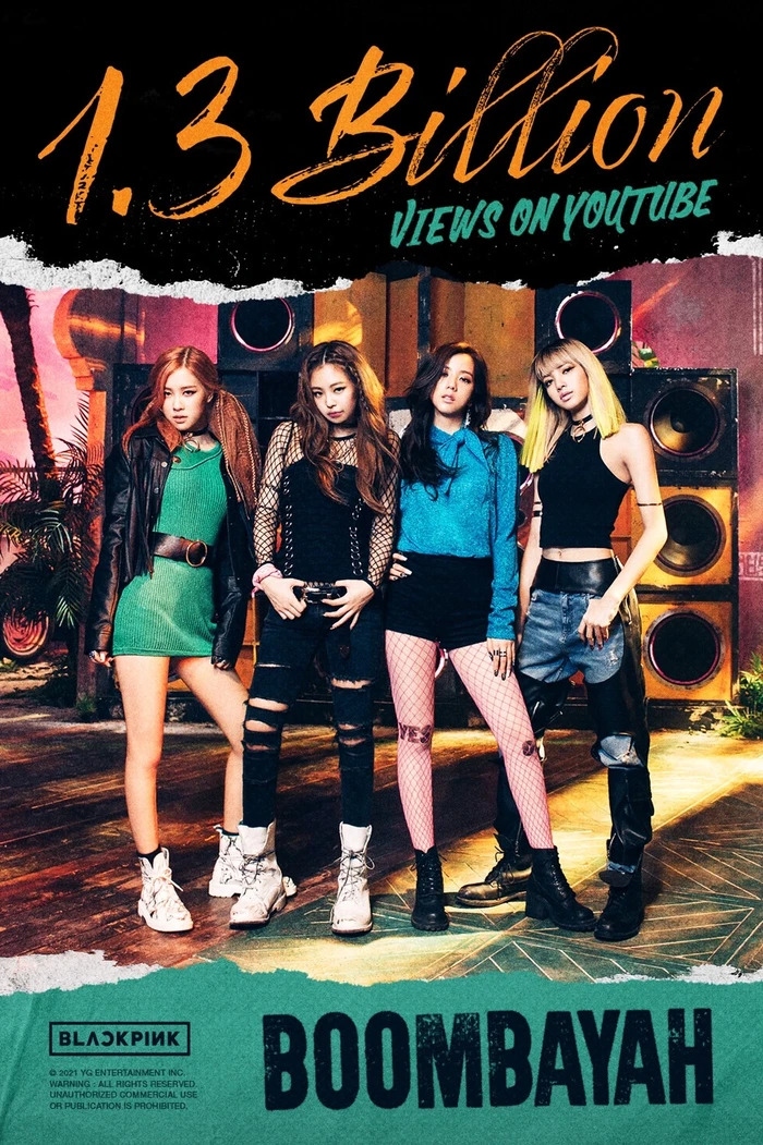 “Boombayah” của BLACKPINK vượt mốc 1,3 tỷ lượt xem trên Youtube