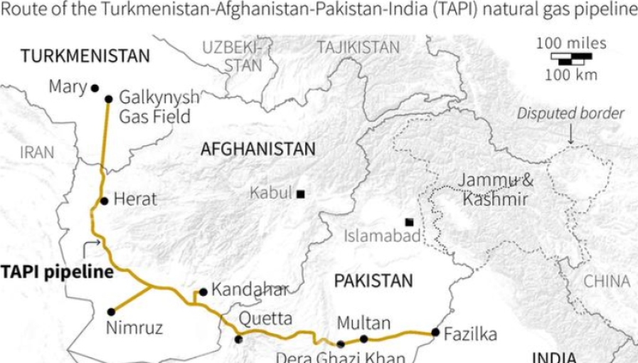 Taliban tái khởi động dự án đường ống dẫn khí đốt TAPI ở Afghanistan