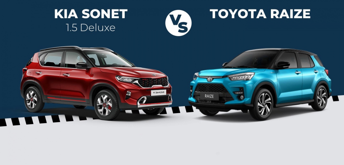 Tầm giá 600 triệu chọn Toyota Raize hay KIA Sonet?