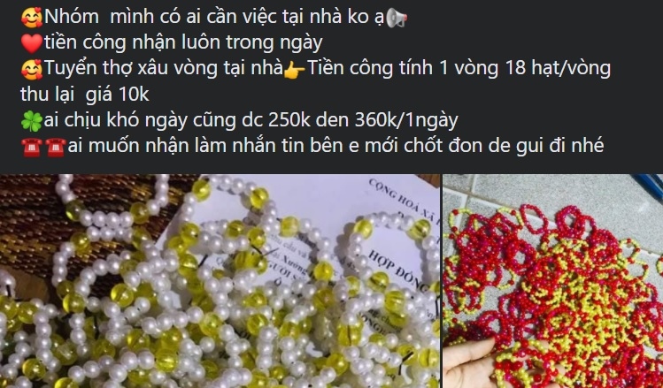 Kiếm việc làm tại nhà trong dịch Covid-19, "dở khóc, dở cười" vì...bị lừa