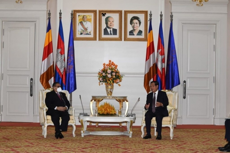 Thủ tướng Hun Sen sẽ gặp Thống tướng Min Aung Hlaing tại Myanmar vào đầu năm 2022