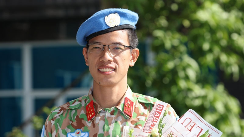 Sĩ quan trẻ Cảnh sát biển Việt Nam tham gia Lực lượng Gìn giữ hòa bình
