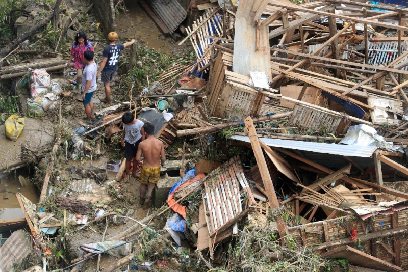 Siêu bão Rai làm 389 người ở Philippines thiệt mạng