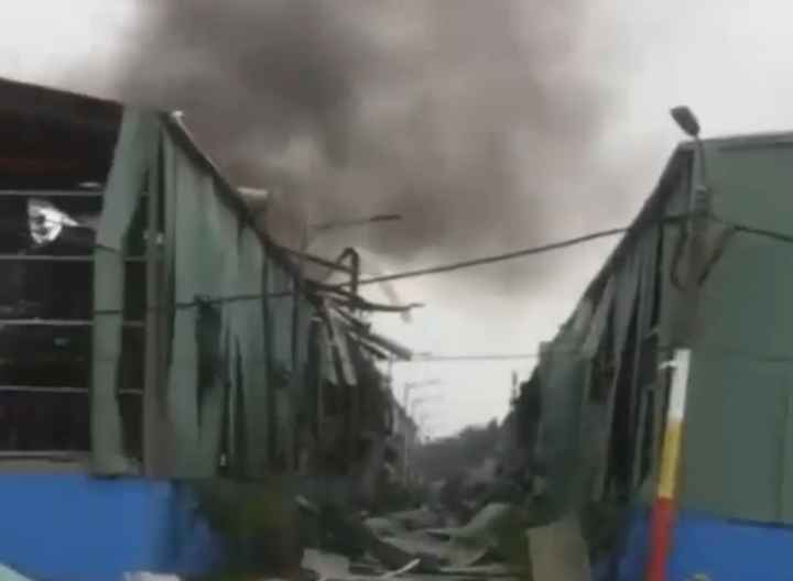Nổ nhà máy xử lý rác thải ở Thái Nguyên, 2 người thương vong