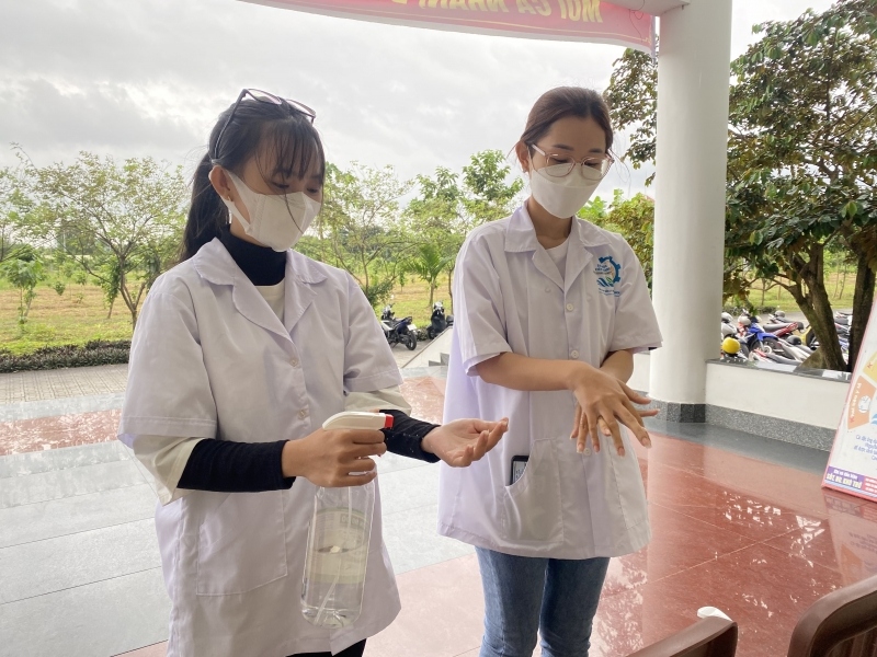 Gần 550 sinh viên trường Đại học Kiên Giang trở lại trường học trực tiếp