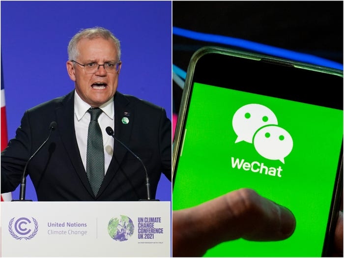 Tài khoản WeChat của Thủ tướng Australia được bán cho một người Trung Quốc