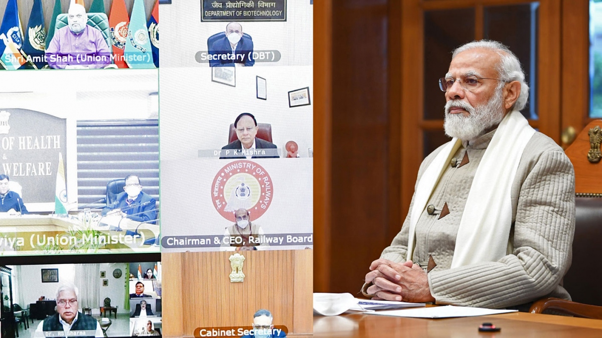 Thủ tướng Ấn Độ chủ trì cuộc họp cấp cao về tình hình Covid-19