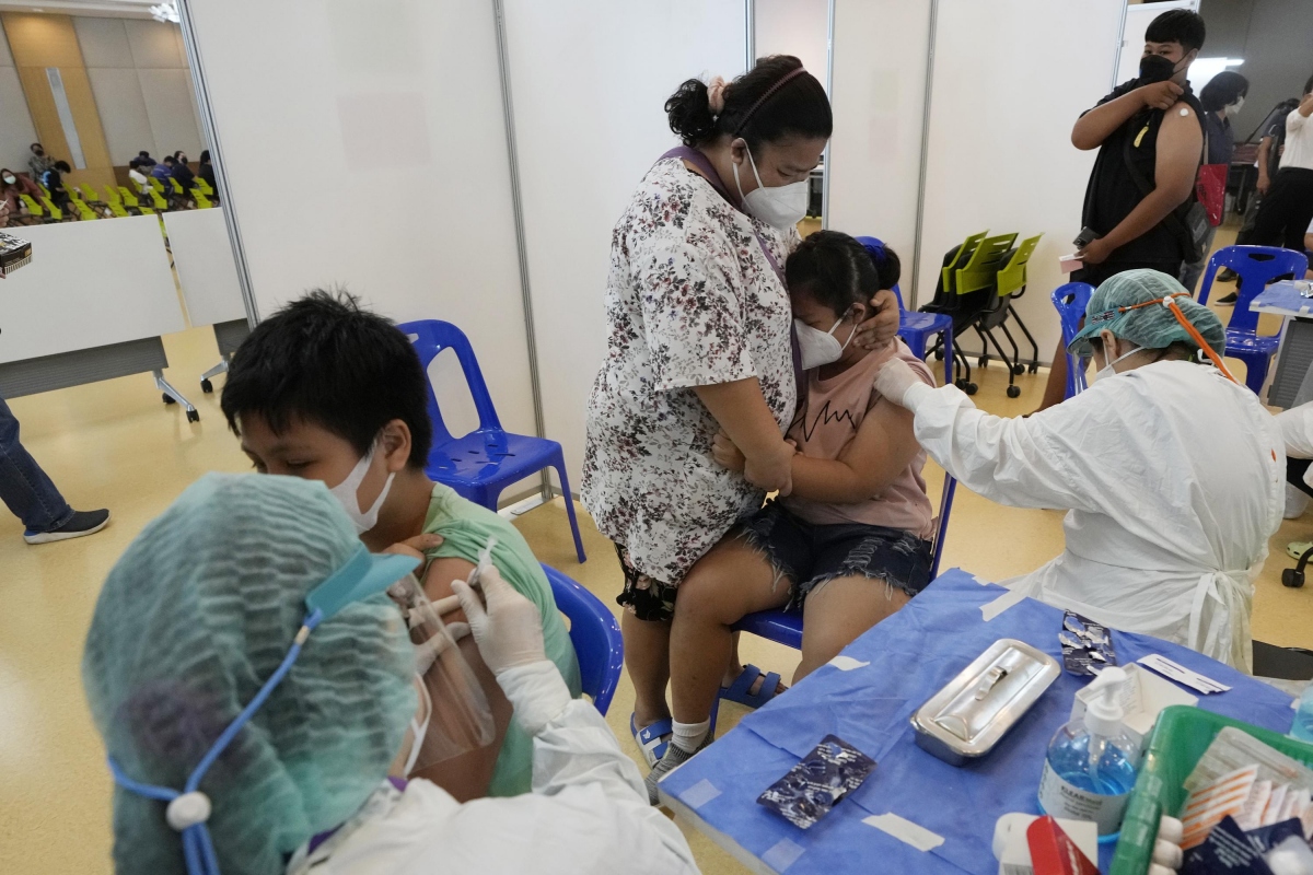 Thái Lan sẵn sàng tiêm vaccine ngừa Covid-19 cho trẻ dưới 12 tuổi