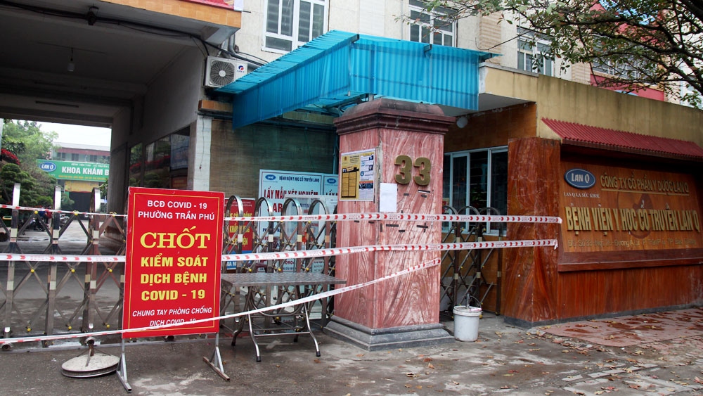 Bắc Giang: 33 người dương tính với Covid-19, phong tỏa Bệnh viện Y học cổ truyền LanQ