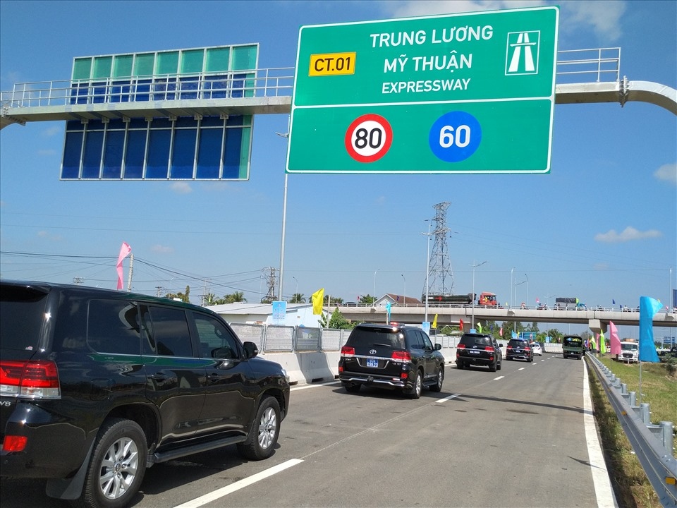 Cao tốc Trung Lương - Mỹ Thuận mức phí bao nhiêu, có mấy trạm thu phí?