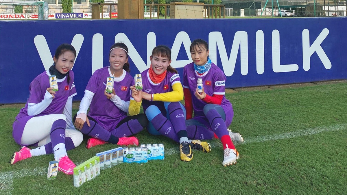 Vinamilk thưởng 1 tỷ đồng khích lệ thành tích xuất sắc của ĐT bóng đá nữ Việt Nam