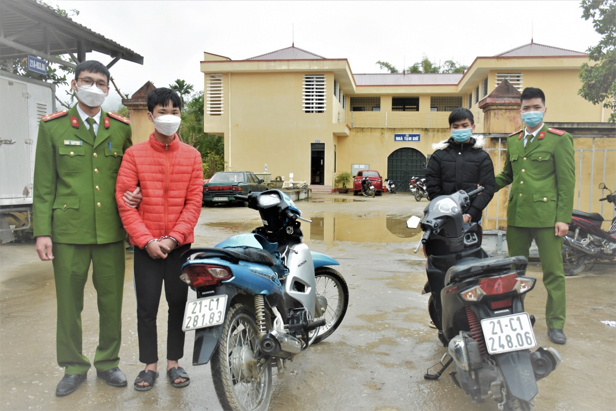 Trộm 2 chiếc xe máy, chưa kịp bán lấy tiền đã bị bắt giữ 